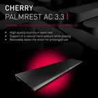 Cherry AC 3.3, Aluminium Ergonomic Palm Rest and Detachable Feet, Original Accessories for Cherry MX Board 3.0 S Gaming Keyboard, Quickly Attached, Black - Image 2