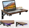 Wooden Folding Shelf Wall Mounted for Small Space, Fold Down Desk for Home by IDUNSEED
