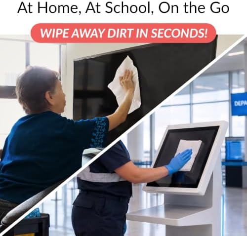 iCloth 70% Isopropyl Alcohol XL Screen and Electronics Wipes, Lint-Free, Streak-Free, Fast-Drying, Removes Dust and Fingerprints (192 Wipes) - Image 5
