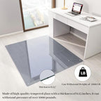 [Tempered Glass] 36" x 46" Glass Office Chair Mat for Carpet - Image 3