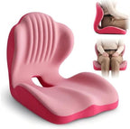 Ergonomic Memory Foam Seat Cushion with Back Support by HRTGHZIRCEILINGFANS