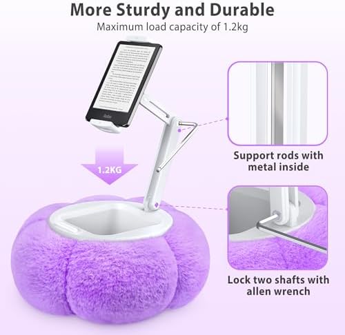 CreaDream Pumpkin Tablet Pillow Stand, Adjustable Pillow Stand for Lap Bed - Image 2