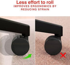 Staples Office Chair Mat with Lip, Low-Pile Carpet, 48" x 36" - Image 7
