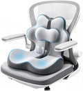 2-in-1 Memory Foam Seat Cushion with Lumbar Support, Office Chair, Gray by Unknown