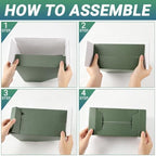 4 Pack Heavy Duty Large Cardboard Magazine Holder, 10.6"x5.1"x11.8" - Image 4