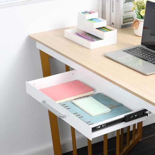 Under Desk Drawer 21" with 4 Divider Trays, Storage Drawer Organizer - Image 2