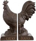 Comfy Hour 9.5 Inch Rooster Bookends, Farmhouse Decor, Set of 2 by ComfyHour
