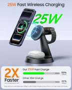 Meifigno 25W Fast 3 in 1 Charging Station for Apple Multiple Devices - Image 3