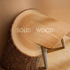 Fenge Solid Wood Dual Monitor Stand with 2-Tier Storage - Image 4