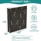 ALAZA Brainrot Tung Tung Tung Sahur (12) 3 Ring Binder 1.5 Inch Three Ring Office Binders w/clipboard & 3 Pockets, Hold 200 Sheets, 2 pcs - Image 5