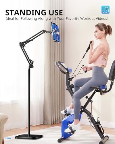UBeesize iPad Stand Holder for Bed & Floor, Adjustable Tablet Mount - Image 5