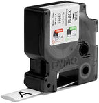 DYMO Rhino Industrial Heat-Shrink Labels, 3/4" Tube, Black Print on White - Image 2