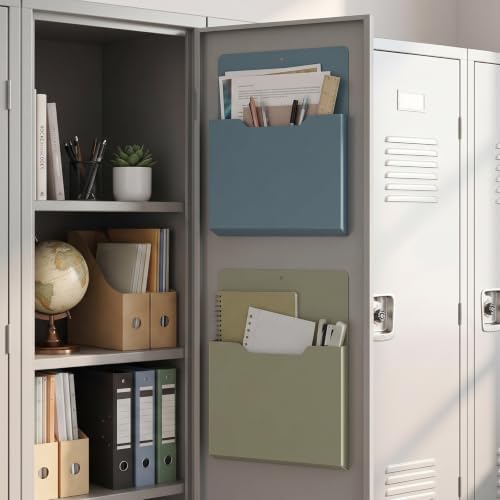 Gilprop 12 Pack Magnetic File Holder for Whiteboard, 10"x13"x1.2" - Image 6