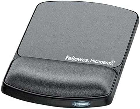 Fellowes MICROBAN Gel Mouse Pad Wrist Support - Graphite (9175101) (Pack of 4) - Image 4