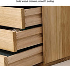 Desktop File Cabinet - Solid Wood Storage Box - Desktop Organizer, with Drawers Desktop File Cabinets, Multilayer Desktop Organizer Storage Box, Office Desktop Drawer Typ,4 Drawer - Image 4