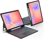 JUQITECH Detachable Keyboard Case for Samsung Galaxy Tab S10 Lite S10 FE S9 by JUQITECH