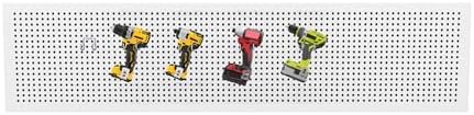 KINOMI 24 Pack Pegboard Hooks Heavy Duty Tool Hooks Pegboard Drill Holder Power Tool Holder, Value Set, Large Pegboard Accessories and Hooks for Tools, Power Drills, Art and Craft Supplies etc - Image 3