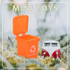 jojofuny 1.7x1.2 Inch Mini Trash Cans Toy, 20pcs Tiny Garbage Can Garbage Classification Toys for Pencil Cup Desktop Organizer Trash Truck Party Supplies (Pack of 2) - Image 2