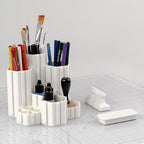 Glassboard Studio Hexaflex Organizer Set - Pen and Pencil Holder for Desk, Versatile Hexagon Design, Adjustable Dividers, 12 Color Options - Desk and Office Organization (Seaside Teal) - Image 4