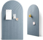 Fluxynara Large Arched Felt Bulletin Board 47.2''×25.5'', Coastal Haze by FLUXYNARA
