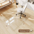 30"x48" Tempered Glass Chair Mat for Carpet - Image 3
