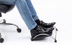 Mount-It! Tilting Footrest Under Desk | Ergonomic Office Foot Rest Adjustable | Computer Desk Foot Support | Large Platform Elevated Office Footrest with Non Slip Platform - Image 2