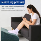Foot Rest for Under Desk at Work, Ergonomic Under Desk Footrest with Washable Cover for Office, Home & Gaming Leg Elevation Pillow Green - Image 5