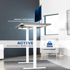 VIVO Dark Gray 60 x 30 in Standing Desk, DESK-KIT-0W6G - Image 5