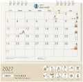 Midori 2027 Tabletop Calendar, M, Ojisan, 31410006 by DESIGNPHIL
