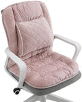 Office Chair Cushion Soft Seat Pad with Backrest Upgraded Lumbar Support Desk Chair Cushions for Dorm, Desk, Rocking Chairs，Patio by Gujuja