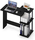Furinno EFFICIENT Desk, 28.6" Wide Gaming Desk with 3 Open Side Shelves, Laptop Notebook Computer Desk, Office Desk for Home Office, Study Room, Dorm, Bedroom, Black - Image 6