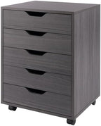Winsome Halifax Mobile Storage Cabinet with Doors & Drawers, Stylish & Functional Home Storage Cabinet for Filing, Kitchen Organization, Moveable Furniture for Office, Dorms, Apartments by Winsome