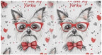 Pets Yorkie Dog Decorative 3 Ring Binder 1.5 Inch Large View Binders with Pockets Holds 200 Sheets File Organizer for Office College School, 1 Pack - Image 2