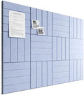 Bumusty 48" x 36" Large Cork Board Alternative, Lavender by BUMUSTY
