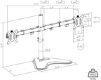 Mount-It! Dual Monitor Desk Stand Mount for 2 Screens VESA 75x75 & 100x100 - Image 6