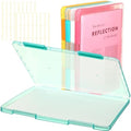 Affrolling 4 Pack A4 Plastic File Cases, Colorful Document Organizers by Affrolling