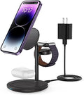 XooFly 3 in 1 Magnetic Wireless Charging Station for Apple Devices,15W by XooFly