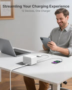 Gitryin 12-in-1 Desktop Charging Station, App Remote Control, 160W Charger - Image 6