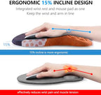 Ergonomic Mouse Pad & Keyboard Wrist Rest Set, Memory Foam - Image 2