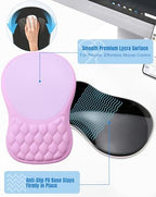 Ergonomic Mouse Pad with Sloped Memory Foam Wrist Rest - Image 5