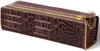 Gexmil Genuine Leather Pen Case, Hand-made Stationery Bag for Work Office by Gexmil