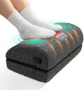 Snailax Heated Foot Rest Under Desk at Work, Ergonomic Vibration Foot Stool by Snailax