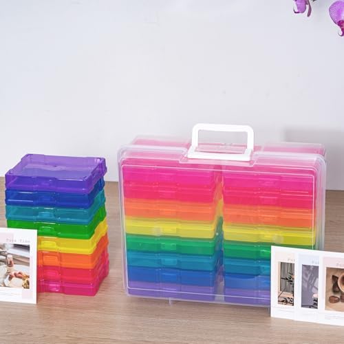 novelinks Photo Storage Boxes with Handle, Photo Organizers and Storage - Image 3