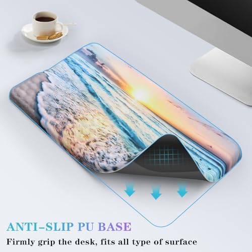 Computer Keyboard Stand with Wrist Rest, Ergonomic Tilted Keyboard Holder - Keyboard Riser with Wrist Pad - Keyboard Tray Support for Office Home - Beach - Image 4