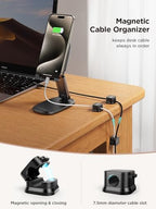 JOYROOM 12 Pack Magnetic Cable Clip Cord Organizer Adhesive Wire Management - Image 2