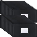 Potchen 20 Pcs Zipper Deposit Bags Money Pouches 11x6 Inch,Black by Potchen