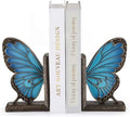 Epakh 2 Pcs Blue Butterfly Book Ends Decorative Bookends by Epakh