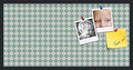 PinPix 36x18 inch Cork Bulletin Board. This Decorative Framed Pin Board Comes with Diamond Pattern in Green and White Design and Satin Black. Ideal for Home, Office Decor or School (PinPix-330) by PinPixBulletinBoards