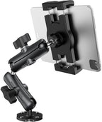 Aluminum Heavy Duty Tablet Mount Car Holder Dashboard for Truck and Vehicle by Keuvirya