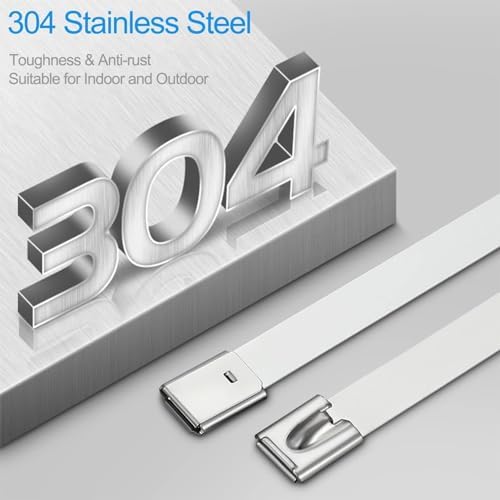 Metal Zip Ties Heavy Duty Outdoor, 40 Inch Large cable ties, 880Lb 20PK - Image 3